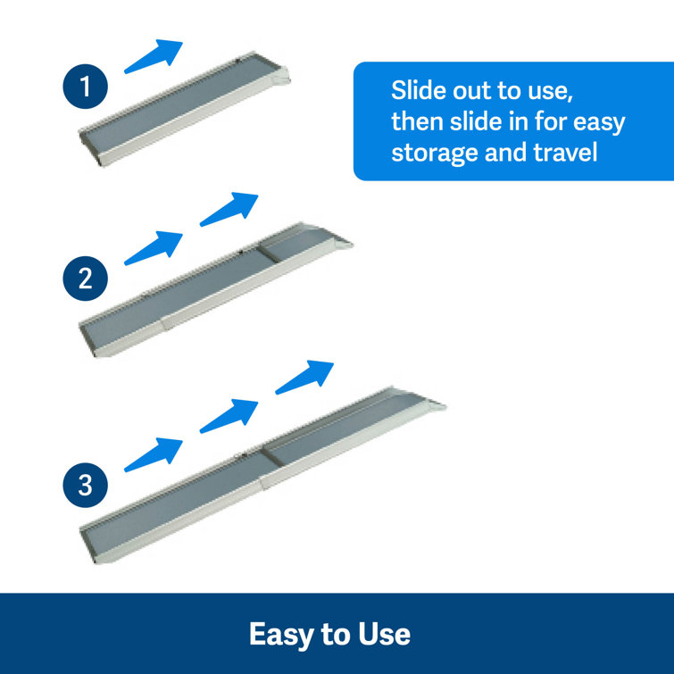 Deluxe telescopic dog ramp by clearance solvit